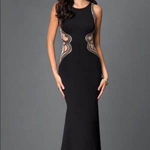 Long Black Gown